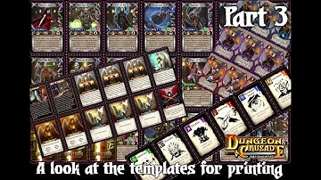 A look at the final templates for printing Dungeon Crusade (part 3)