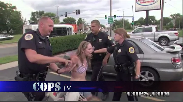 Drinking and Strolling, Officers Coughennower and  Weispfenning, COPS TV SHOW