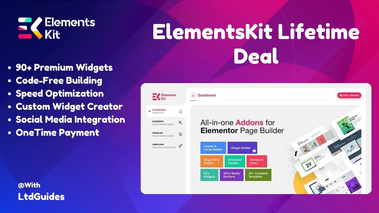 ElementsKit Lifetime Deal - The Best Elementor addon with 1M+ users on AppSumo