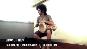 Darbuka solo - Fellahi rhythm - Simone Horus