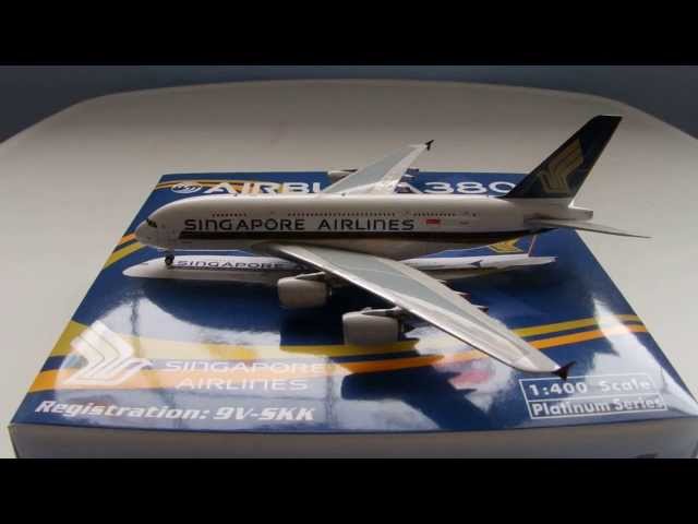 Phoenix Models Singapore Airlines A380 Model Unboxing! - YouTube