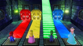 Mario Party 10 Minigames - Mario Vs Rosalina Vs Luigi Vs Peach (Master Difficulty)