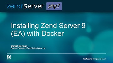 Installing the Zend Server 9 with Docker