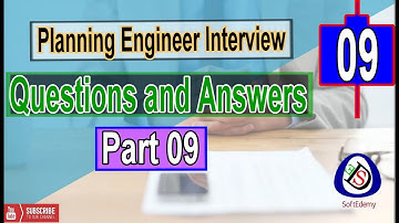 Planning Engineer Interview Questions and Answers Part 09 | Interview tips | Guidelines | planners