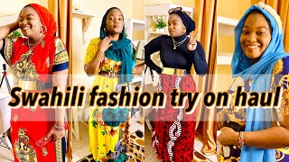 Swahili fashion try on haul||How to style Swahili Dheras🔥||Najma Ali