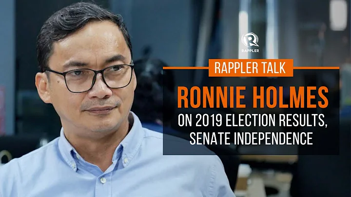 Rappler Talk: Ronnie Holmes on 2019 election resul...