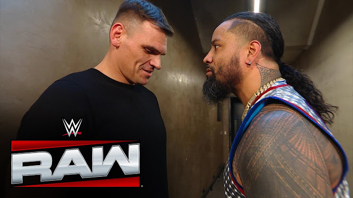 Jimmy Uso slaps Gunther after hyping up Jey Uso: Raw highlights, March 24, 2025