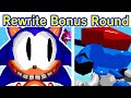 Friday Night Funkin VS Rewrite BONUS ROUND Fanmade DEMO Majin Sonic Sonic EXE FNF Mod