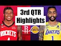 LAKERS Vs ROCKETS Full Highlights 3rd QTR Mar 15 2022 23 NBA Regular Season