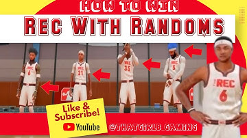 NBA 2K22: How to WIN Rec w/ Randoms