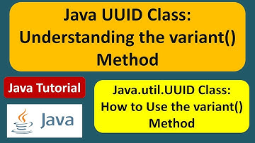 Java UUID Class: Understanding the variant() Method