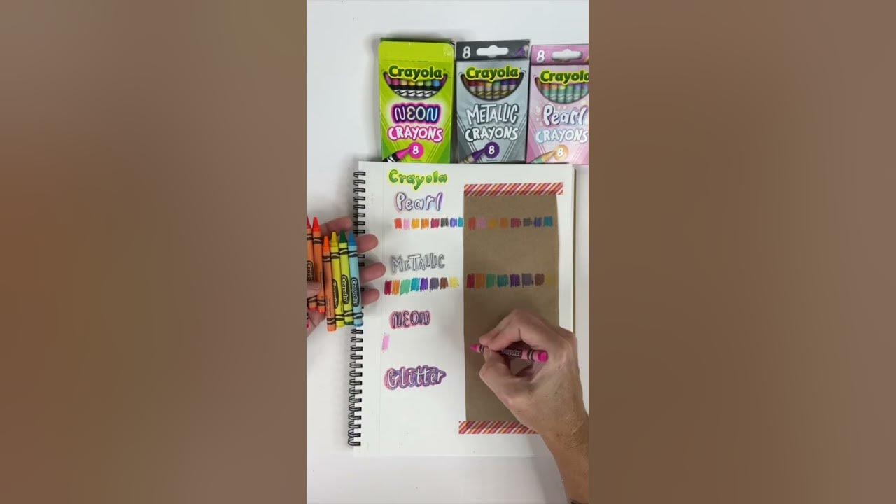 120 Specialty Crayola Crayons: Pearl, Glitter, Metallic, Neon and Confetti
