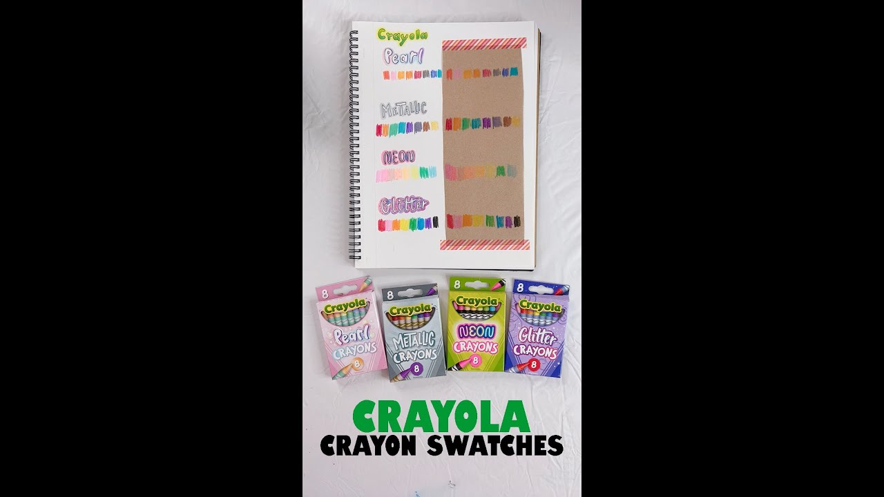 Crayola Crayons: Pearl, Metallic, Neon, & Glitter - Quick Review #shorts  #productreview #crayola 