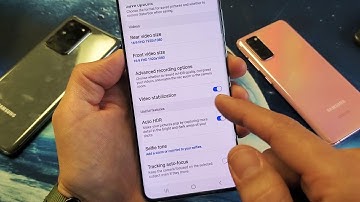 Galaxy S20 / S20+ : How to Enable or Turn On/Off Video Stabilization