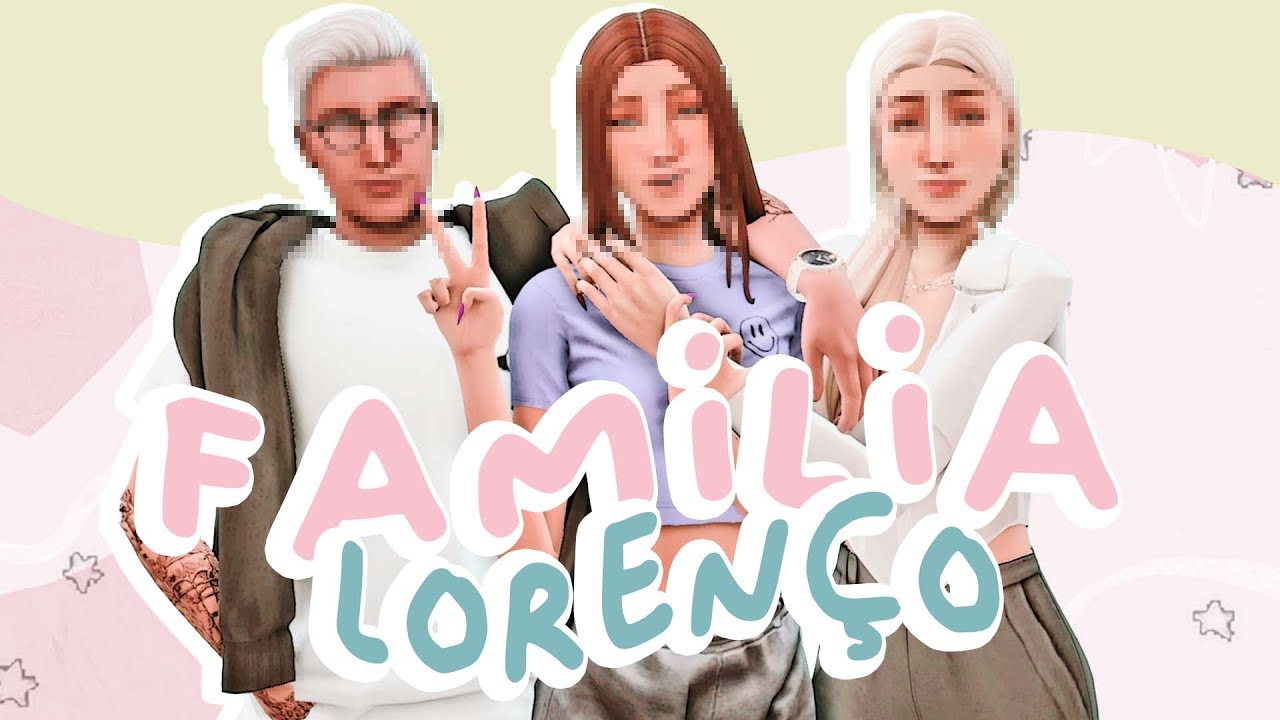 CREATE A SIM FAMILIA - THE SIMS 4 + DL - YouTube