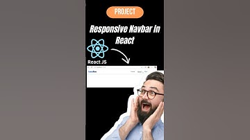 Responsive Navbar in React + Tailwind CSS 🚀 | Mobile Menu Animation