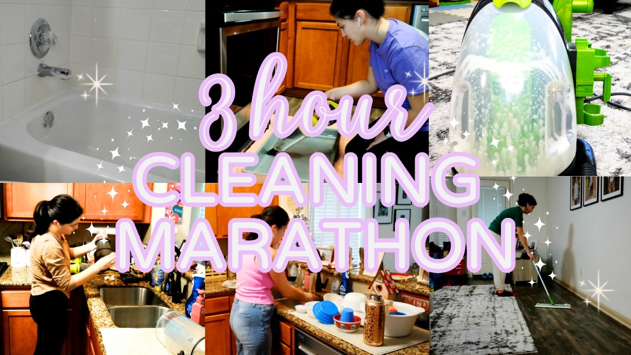 EXTREME CLEAN WITH ME MARATHON! | 3 HOURS OF CLEANING MOTIVATION | 2026 ...