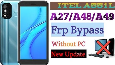 Itel a27(A551L) frp bypass without PC Android 11|  itel remove Google account bypass New method 2025