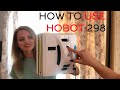 How to Use HOBOT-298 Window Cleaning Robot with Ultrasonic Water Spray - Video Manual
