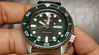 Seiko Analog Green Dial Watch -SRPD63K1⌚️ unboxing in INDIA🇮🇳 by Time With Tech Co. 25,264 views 2 years ago 5 minutes, 19 seconds