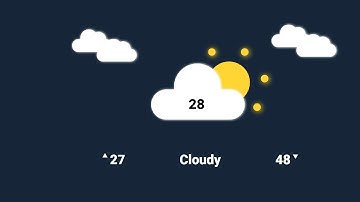 Weather App UI Design | How To Make Website UI Design Using Adobe XD