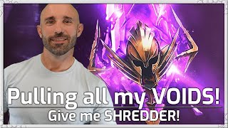 Pulling All my VOIDS for Shredder! - RAID Shadow Legends