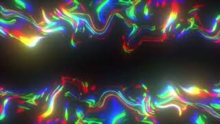 Glowing Neon Rainbow Energy Wave VJ loop
