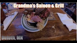 Touring Grandmas Saloon & Grill in Duluth MN #grandmassaloon&grill #duluth #mn #food