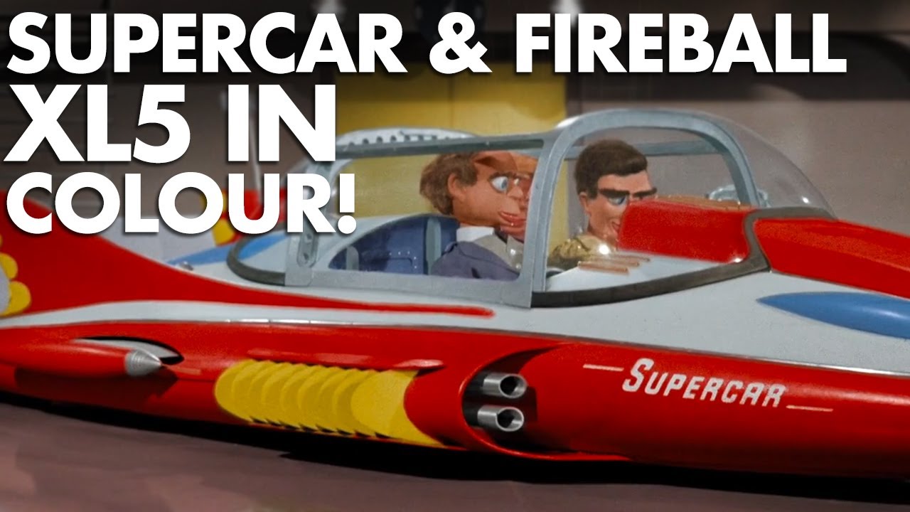 Supercar and Fireball XL5 in Colour! | You've Never Seen These | Supercolourisation