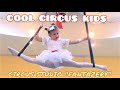 Cool circus kids. Circus  "Fantazery", Shinkevich Alicia (6 years old) - air straps "Winter Swan".