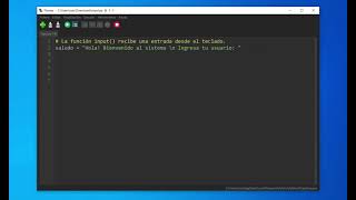 Función input() en Python.
