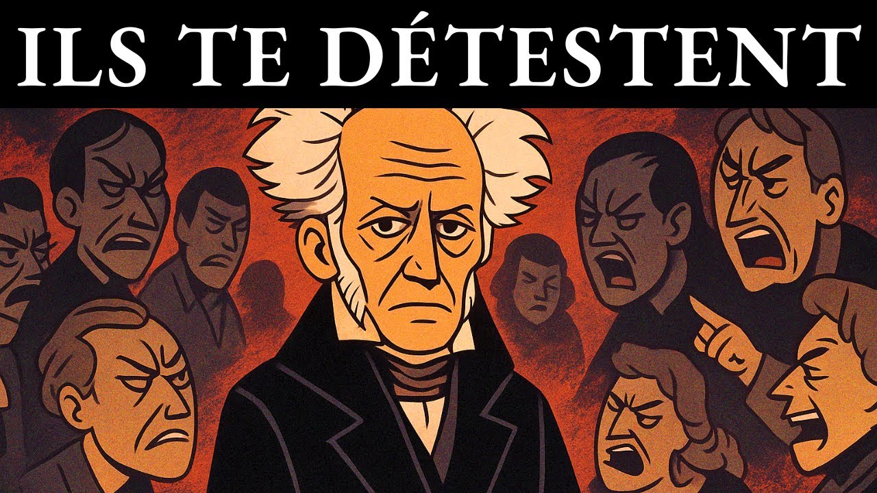 Tu es entouré de gens qui détestent ceux qui pensent trop — Schopenhauer