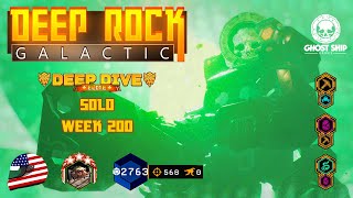 Deep Rock Galactic — Solo Gunner Elite Deep Dive [Week 200] (Madmen's Womb) Magma Core