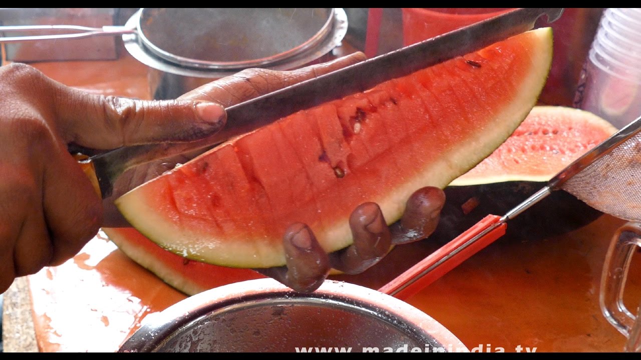 WATERMELON JUICE MAKING | HEALTHY STREET FOODS street food