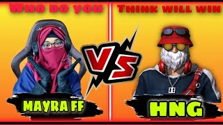 Mayra Ff Vs Hng Hacker Level Gameplay Hacker Niloy Gamer