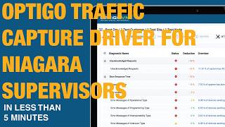 Configuring the Optigo Traffic Capture Driver for Niagara supervisors.