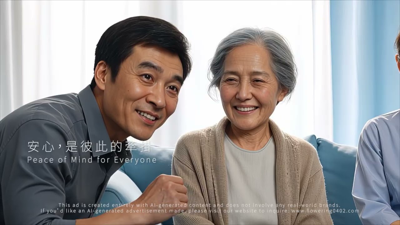 《遍花組》為《安序照護股份有限公司》打造 4K AI影像生成廣告：讓照護品牌的訊息，不只被看見，也更容易被理解