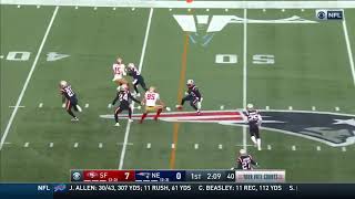 Devin McCourty Interception | Patriots vs 49ers