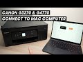 How to Setup Canon PIXMA MegaTank G3270 & G4770 Printer With Mac Computer