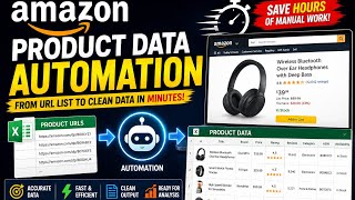 Amazon Product Data Automation with Python | Extract Amazon Product Details to Excel Automatically