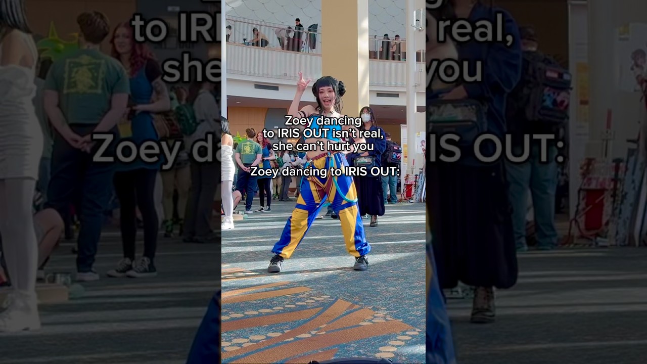 iris out Zoey is real 😭 | Kpop Demon Hunters Cosplay #kpopdemonhunters #chainsawman  #hamucotton
