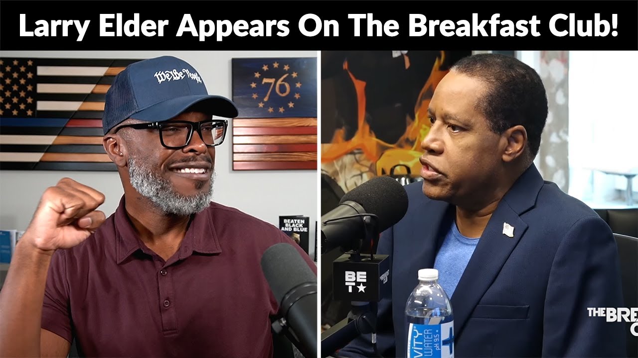 Larry Elder Appears On The Breakfast Club And Makes Hosts GLITCH!