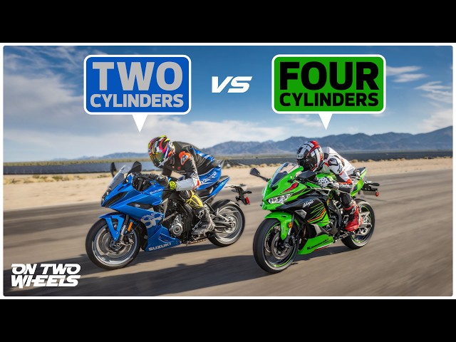 We Spent $10,000 on Two Distinct Sportbikes! Kawasaki Ninja ZX-4RR vs Suzuki GSX-8R | On Two Wheels class=