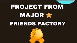 NEW AIRDROP FROM MAJOR ⭐ TEAM.  FRIENDS FACTORY ( FABRIKA) HOW TO EARN