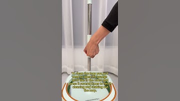 Easy-to-clean spin mop and bucket system. #homettler #spinmop #mop #squaremop