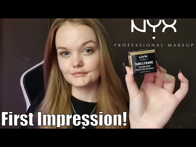 Let\'s try the NYX Tame and Frame Tinted Brow Pomade! 💗 First Impression -  2021 - YouTube