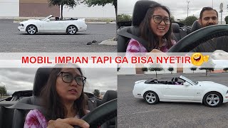 ORANG BEKASI BELAJAR NYETIR MOBIL SPORT | PERTAMA KALI MEGANG MOBIL SEUMUR HIDUP