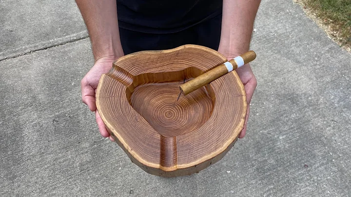 Create a Unique Cigar Ashtray with Natural Edge Design