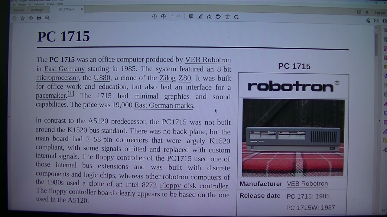 MongoTV_8847 - LOOKING AT GAMER PC HARDWARE - Part 121 - PC 1715 - VEB Robotron - East Germany
