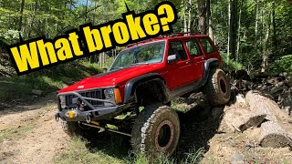 Off-Roading My Built Jeep Cherokee XJ  |  Epic Fail by Jc Jeeps 4,536 views 3 years ago 7 minutes, 31 seconds